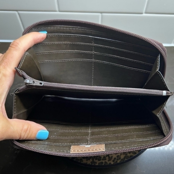 Vintage Rare Bottega Venetia Leopard Print Wallet - Picture 9 of 10